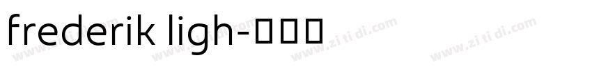 frederik ligh字体转换
